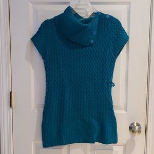 No Boundaries Blue/Teal Sleeveless Sweater